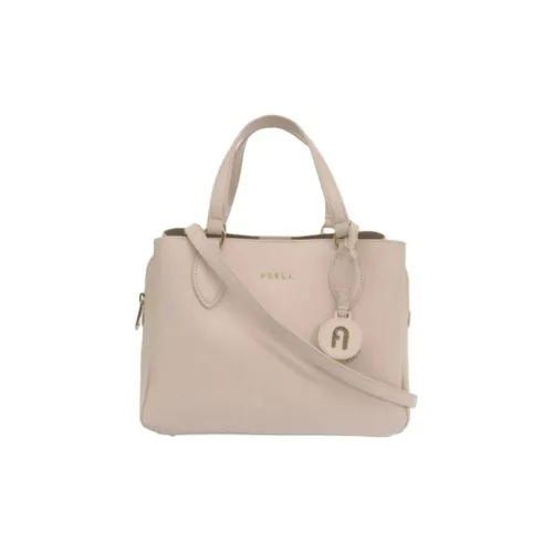 Furla Leather One Shoulder Handbag Women's Beige