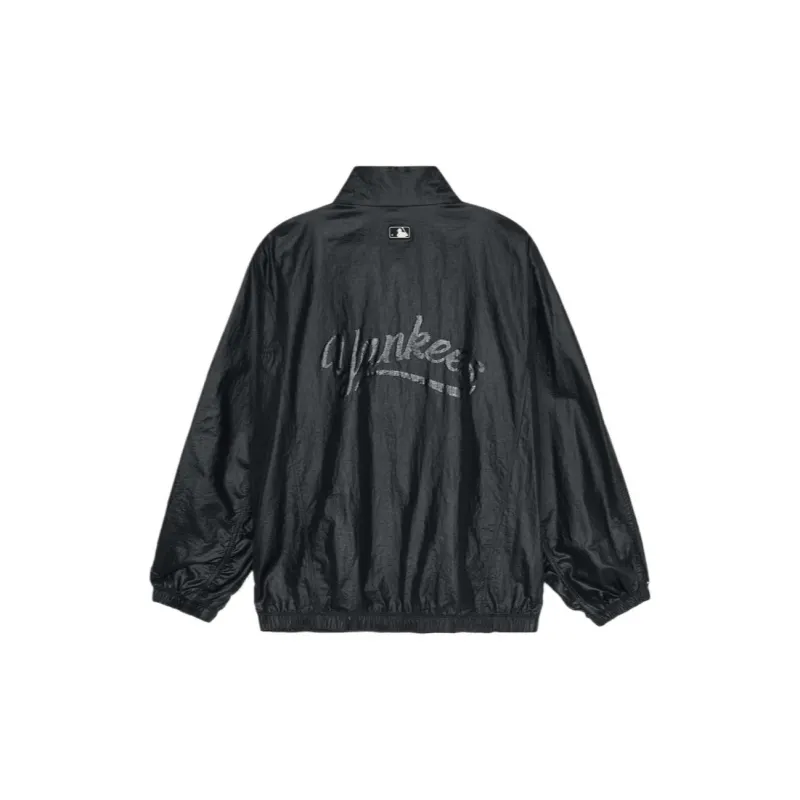 MLB New York Yankees Trench Coat Women's Black-1