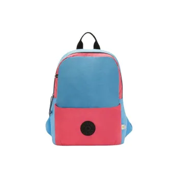 Kipling Polyamide Backpack Women's Blue & Rose Red