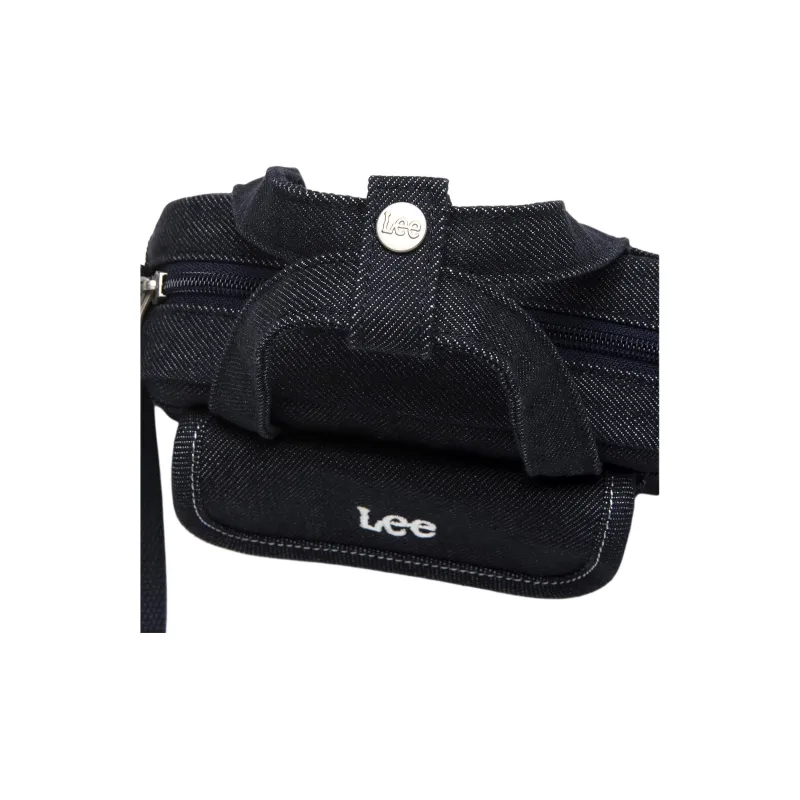 Lee Cotton Bowling Bag, Shoulder Bag, Crossbody Bag, Handbag Mini Unisex Black-2