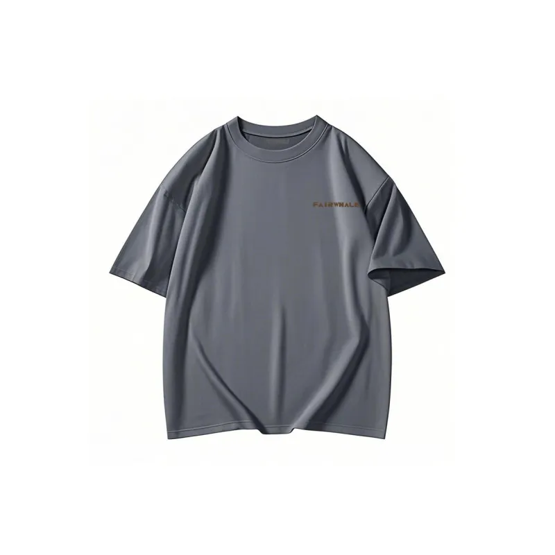 FAIRWHALE Drop Shoulder Sleeve T Shirt Unisex-13