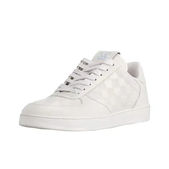 LOUIS VUITTON Rivoli Low Top Skateboard Shoes Men's White