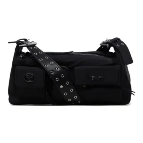 A BATHING APE Nylon Crossbody Bag Shoulder Bag Regular Women's Black