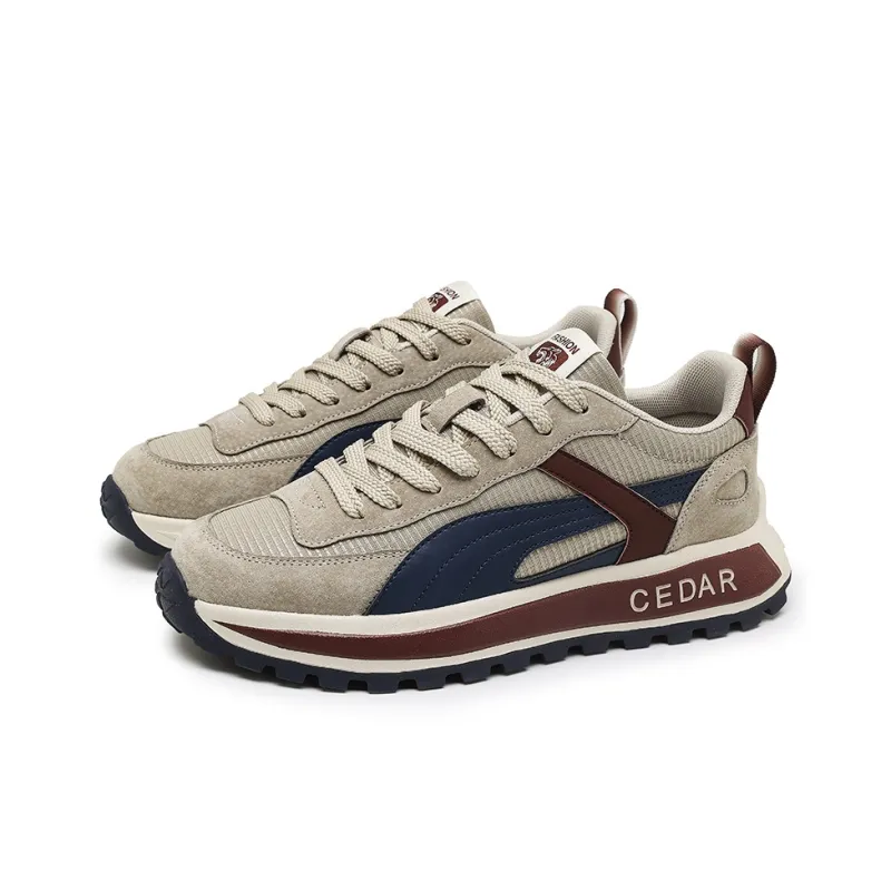 CEDAR HAN Cushioning Height Increase, Breathable, Slip Resistant Low Top Training Shoes Men's-1
