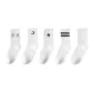 5 Pack (White X-White Moon-White Stars-White Stripes-Pure White)