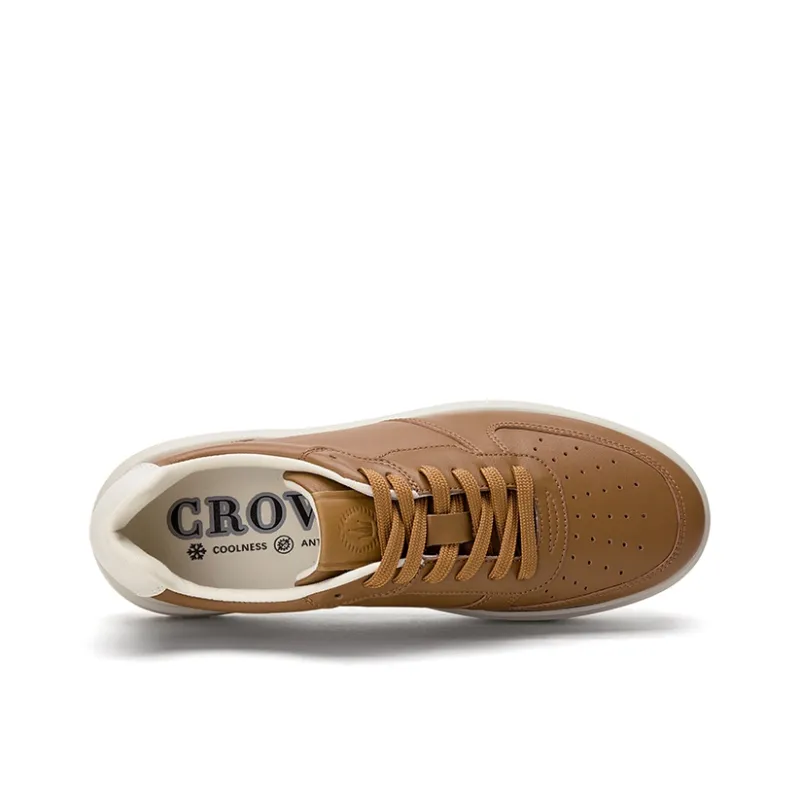 CROWN Anti-Slip And Wear-Resistant Height Increasing Low-Top Skateboard Shoes Men's-12