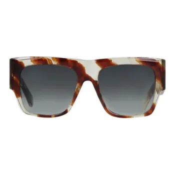 CELINE Acetate Square Sunglasses Women's Tortoiseshell