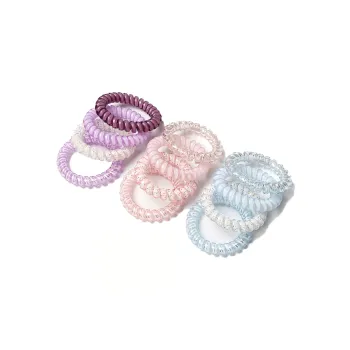 QIHUAMANYU Telephone Cord Hair Tie Women's
