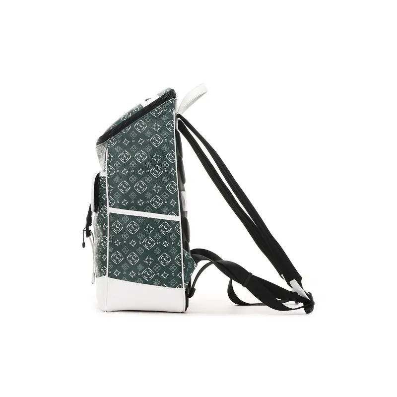 RED DRAGONFLY PVC Polyvinyl Chloride Backpack Unisex Green-2