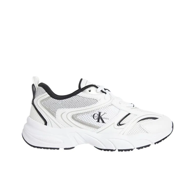 CKJ CALVIN KLEIN JEANS Low Top Casual Shoes Women's White-1