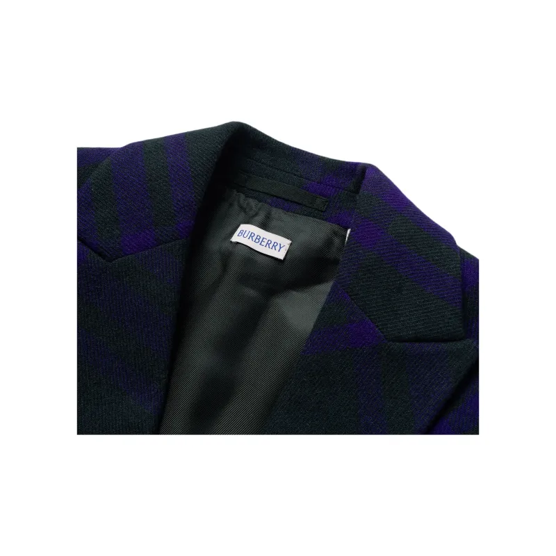 Burberry FW23 Business Suits Coats Women's Dark Purple-8