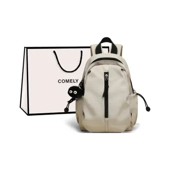 COMELY Fabric Backpacks Backpack Regular Men's Ecru