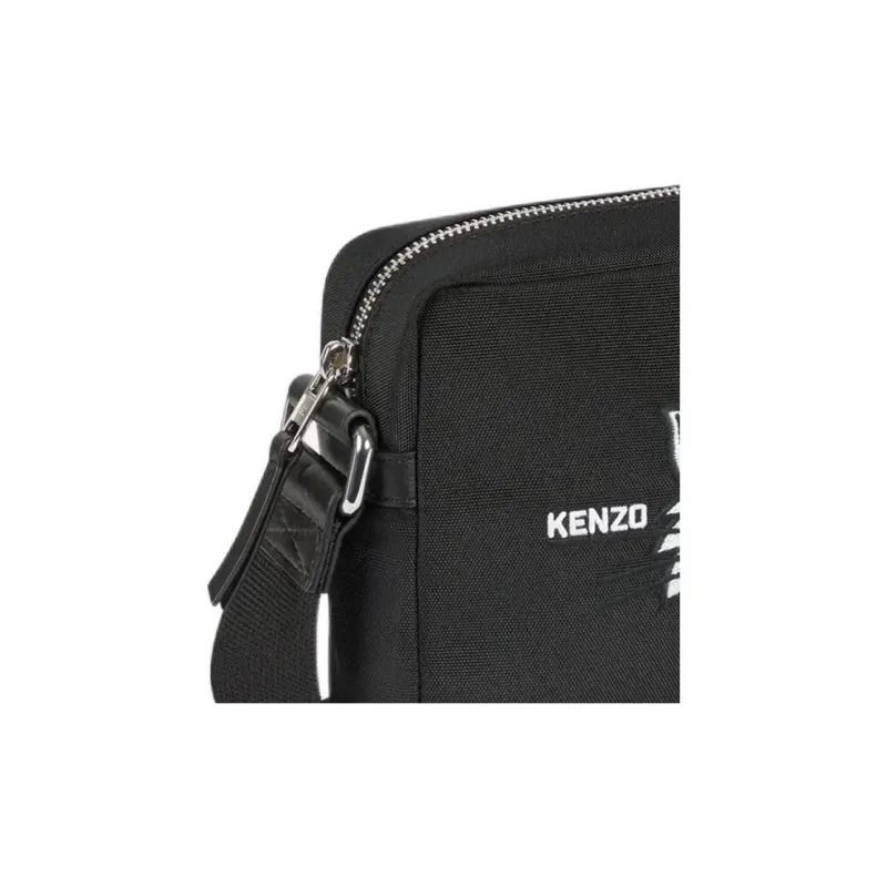 KENZO Polyester Shoulder Bag Men's Black-4