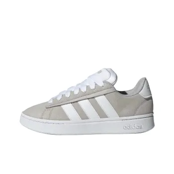 Adidas GRAND COURT ALPHA Anti Slip Wear Resistant Low Top Skateboard Shoes Men's Gray