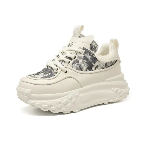 KEJIANNI Wear resistant And Lightweight Low Top Chunky Sneakers Women's