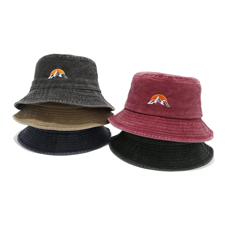 Yalu Polyester Bucket Hats Unisex-3