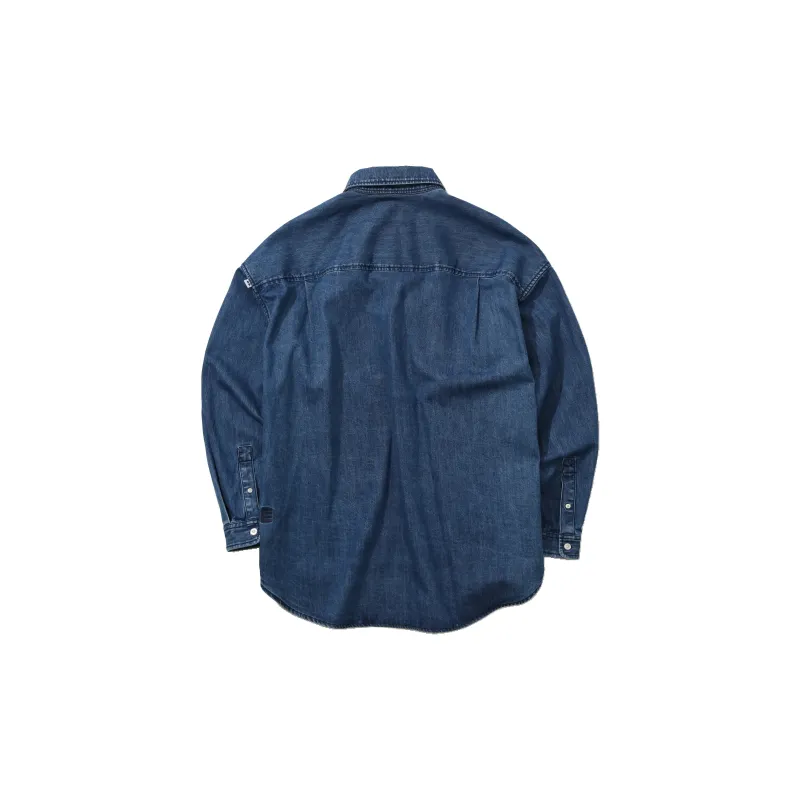 Nautica White Sail Denim Shirt Unisex-3