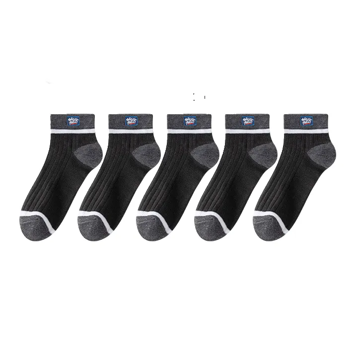 Cotton Gene Ankle Socks Men's 5 Pack-9