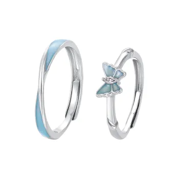 Happy Tide S925 Silver Rings Unisex