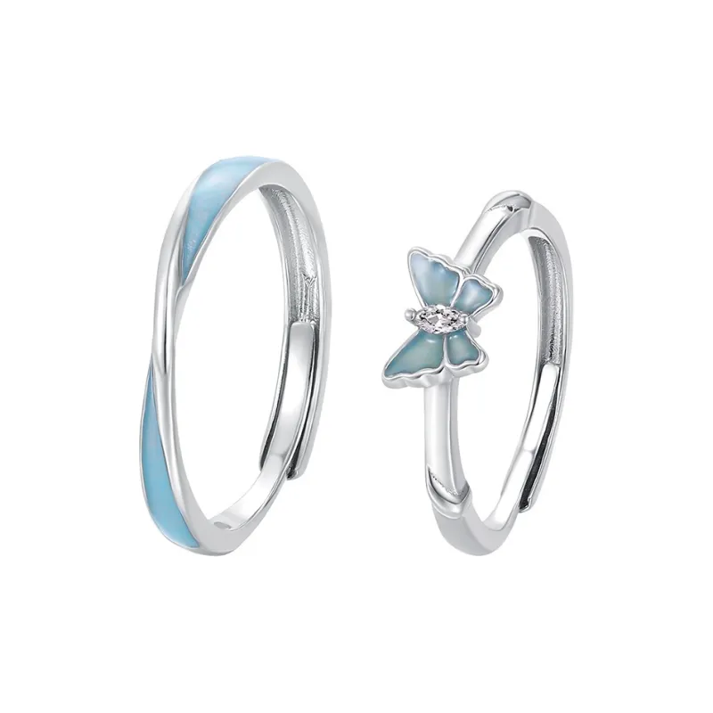 Happy Tide S925 Silver Rings Unisex-0