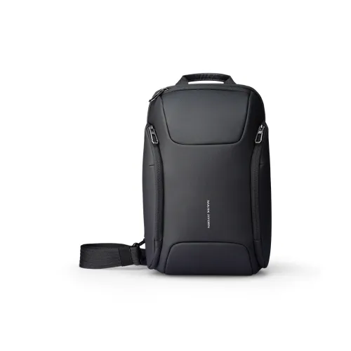 MARK RYDEN Oxford Sling Bag Regular Men's Elegant Black/Graphite Gray