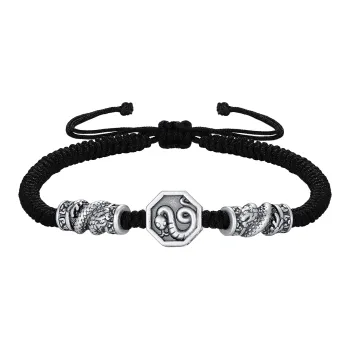 Inker Good Stone 999 Fine Silver Bracelets Unisex