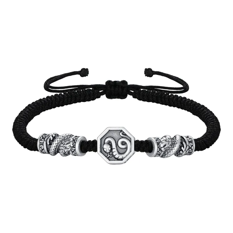 Inker Good Stone 999 Fine Silver Bracelets Unisex-0