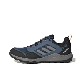 Adidas Terrex Tracerocker Waterproof And Breathable Low Top Trail Running Shoes Men's Blue Black