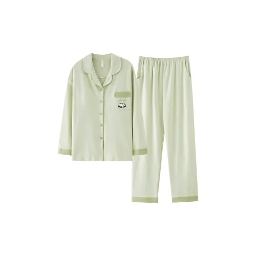 Pretty Lady Pajama Set Women's Mint Green