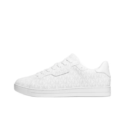 MICHAEL KORS Keating Low Top Skateboard Shoes Men's Gray White