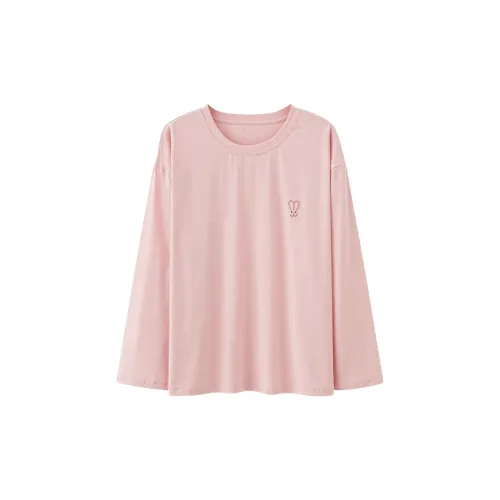 GOSO Pajama Tops Women's Bean Pink