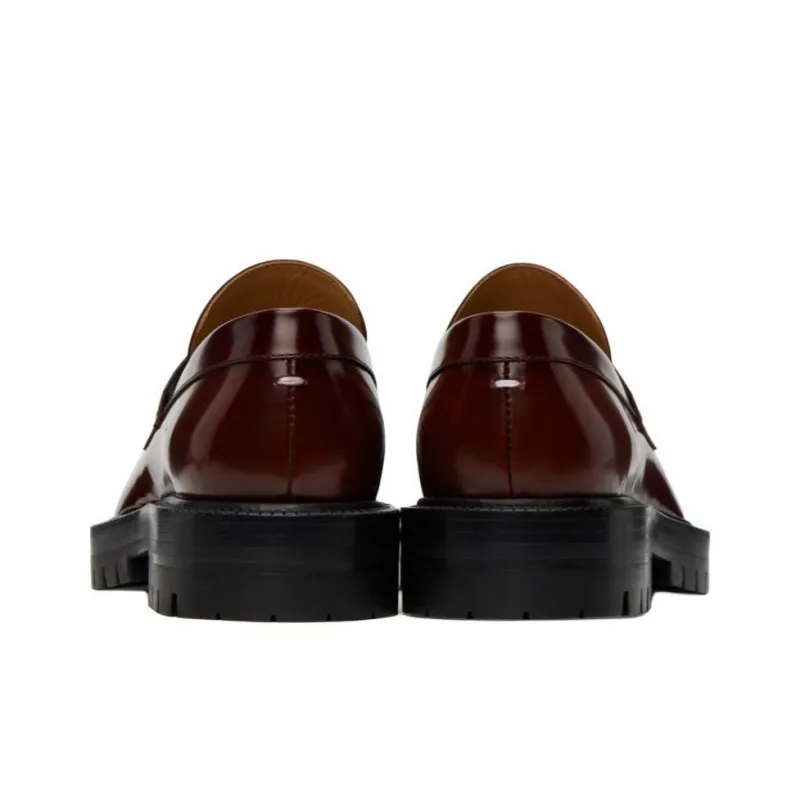 Maison Margiela Tabi Loafers Men's Burgundy-6