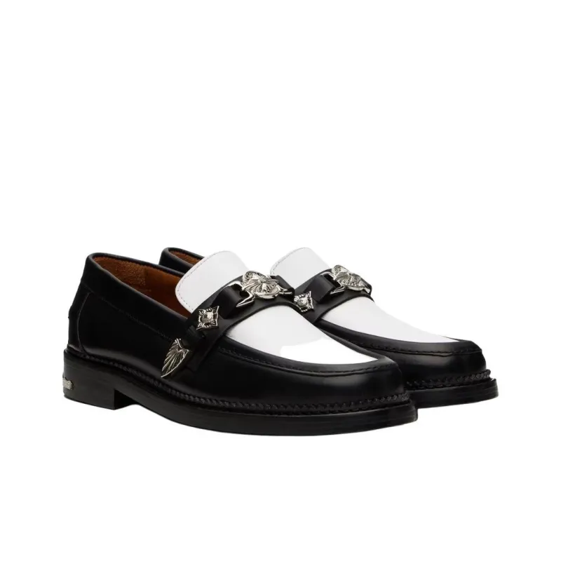 TOGA VIRILIS Loafers Men's Black White-2