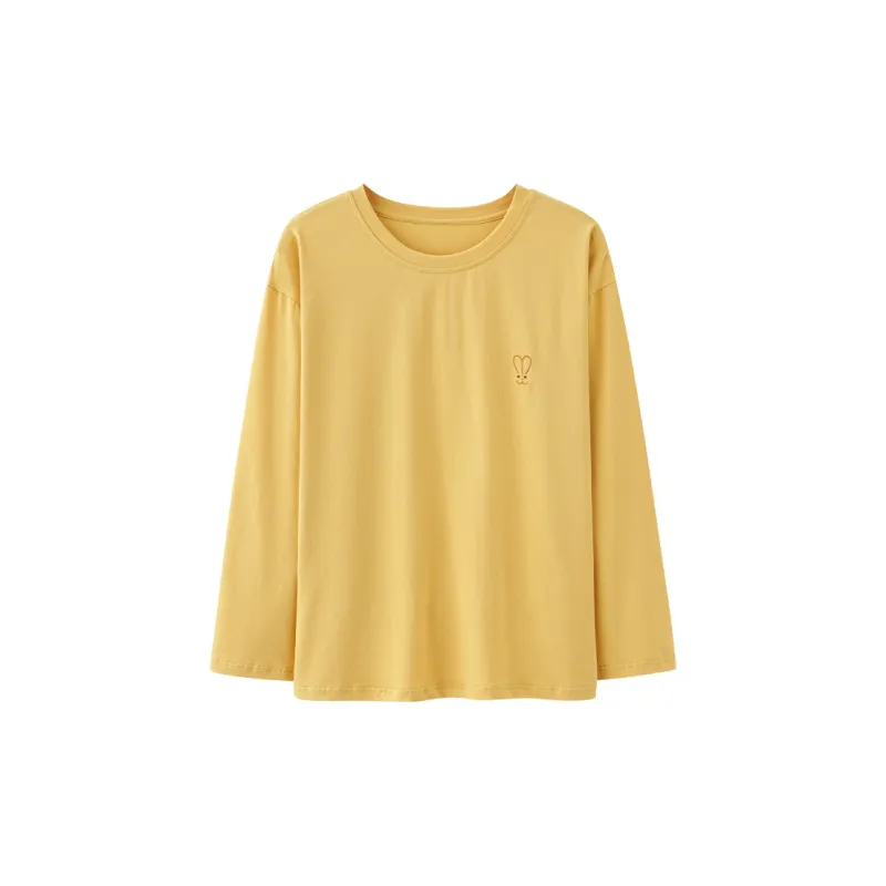 GOSO Pajama Tops Women's Yellow-0