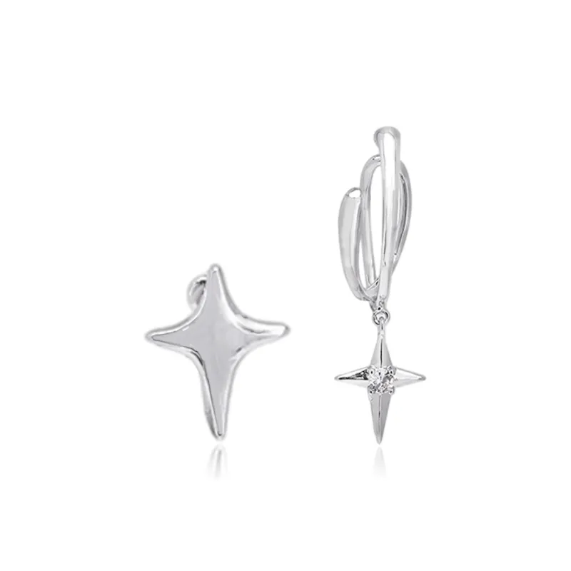 SHEEHHYY Alloy Clip-On Earrings Unisex-4