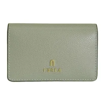 Furla Leather Wallet Women's Light Green