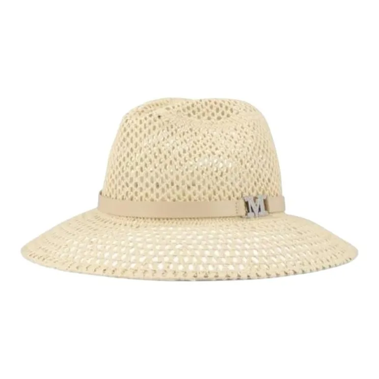 MaxMara Marocco Logo Plaque Hat-0