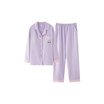 Pretty Lady Pajama Set Women's Aromatherapy Purple
