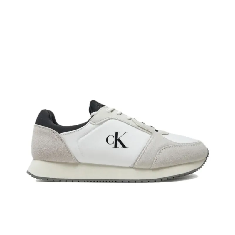 CKJ CALVIN KLEIN JEANS Low Top Casual Shoes Men's White-1