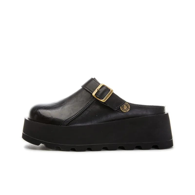 POOQ Closed Toe Slippers Women's-6