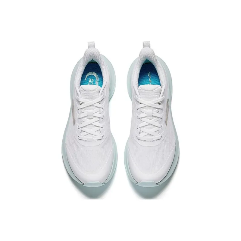 Anta Running Collection Breathable Lightweight Rebound Low-Top Casual Running Shoes Women's Snowflake White-2