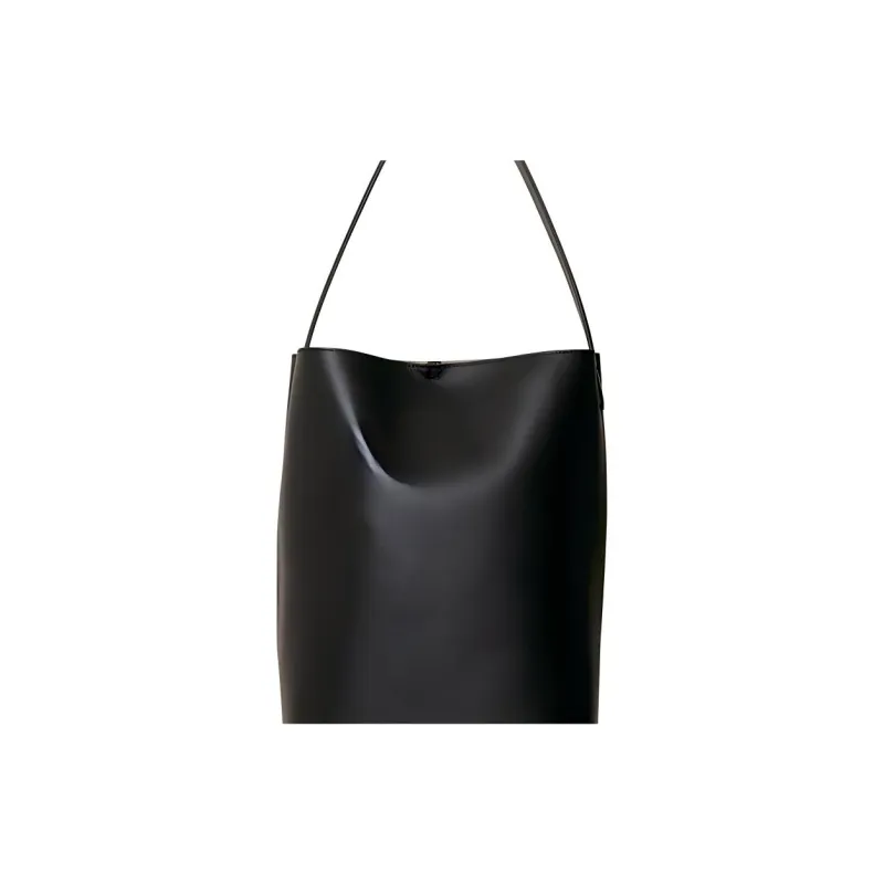 FRENZLAUER Leather Bucket Bag Handbag Shoulder Bag Women's Black-2