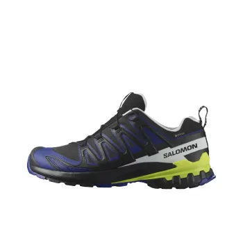 SALOMON XA Pro 3D V9 Anti Slip Wear Resistant Low Top Trail Running Shoes Men's Black Blue