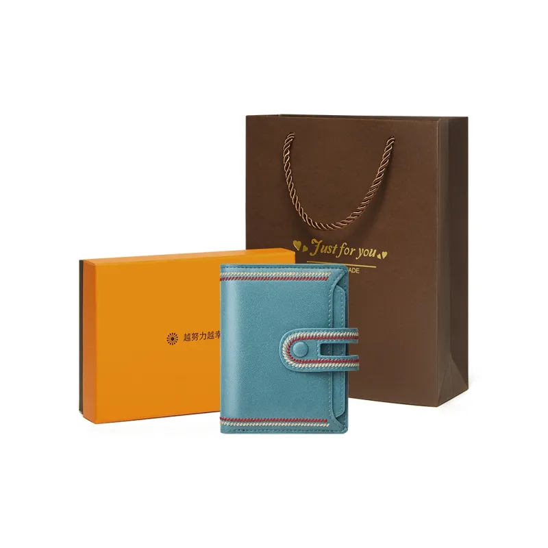 Narandu Synthetic Leather Card Holder Wallet Small Size Women's Multicolor-8