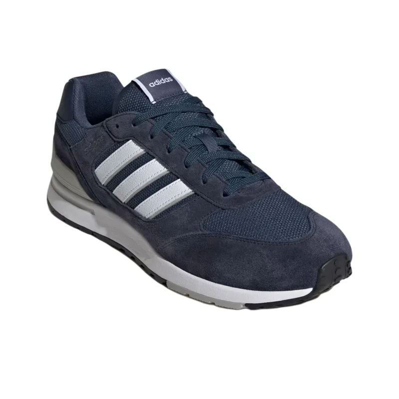 Adidas Run 80s Anti-Slip Wear-Resistant Low-Top Running Shoes Men's Blue-3