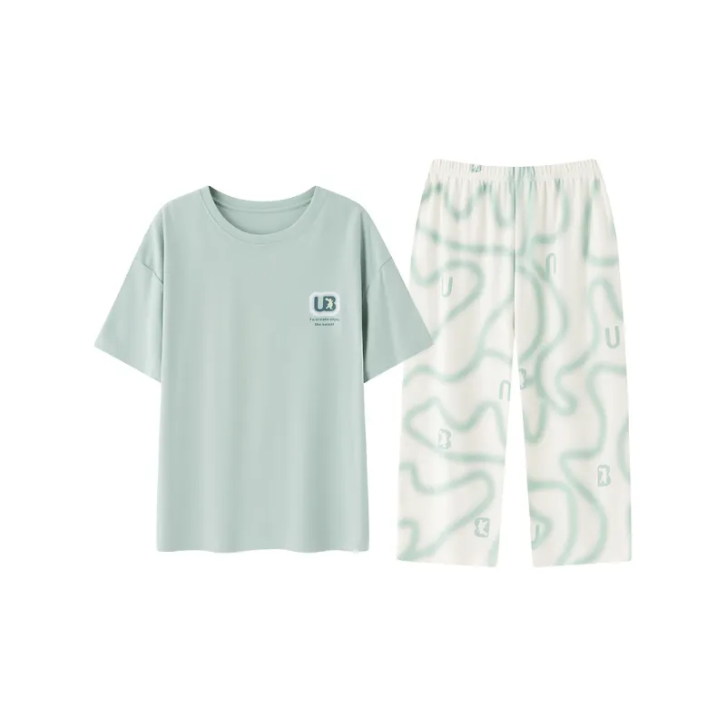 FENTENGCARE Pajama Set Women's Teal-0