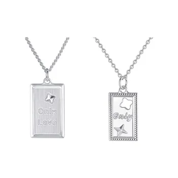 IS YOU S925 Silver Necklaces Unisex