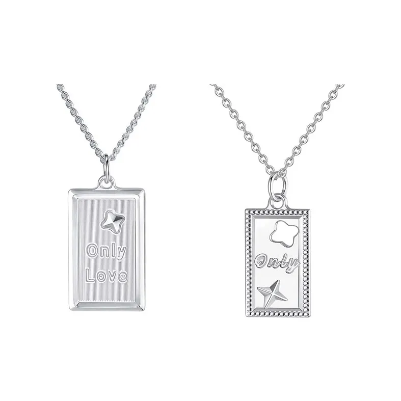 IS YOU S925 Silver Necklaces Unisex-8