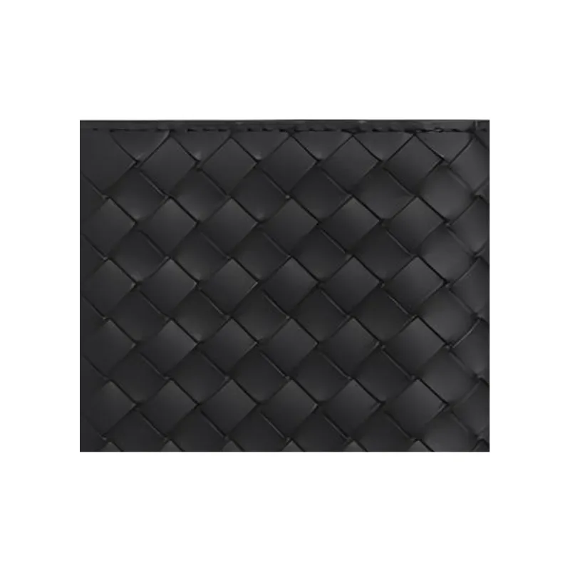 Bottega Veneta Intrecciato Calfskin Passport Holder Men's Black-5