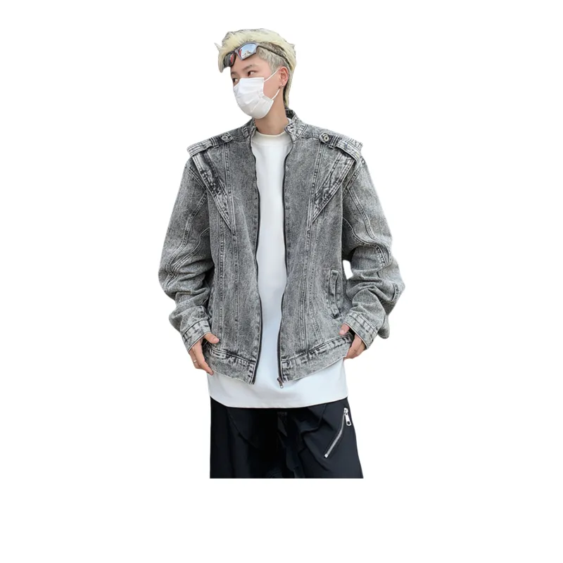 Mulinsen Denim Jacket Unisex Gray-1
